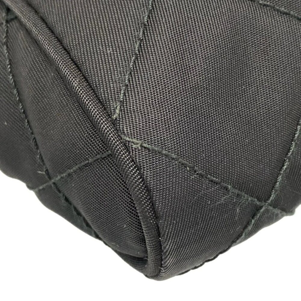 PRADA - Black Nylon Shoulder Bag - Picture 6 of 15